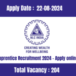 NLC India Ltd Apprentice Recruitment 2024