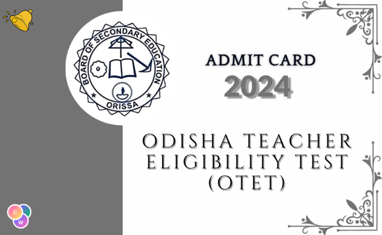 Odisha Teacher Eligibility Test (OTET) 2024.