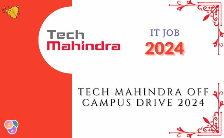 Tech Mahindra Off Campus Drive 2024